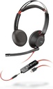 Casque Blackwire 5220 filaire 2 oreilles (reservé Belgique)