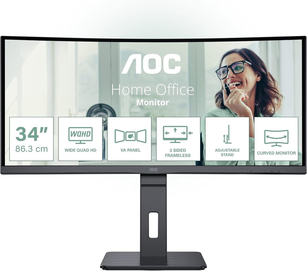 Ecran AOC 34 pouces incurvé WQHD