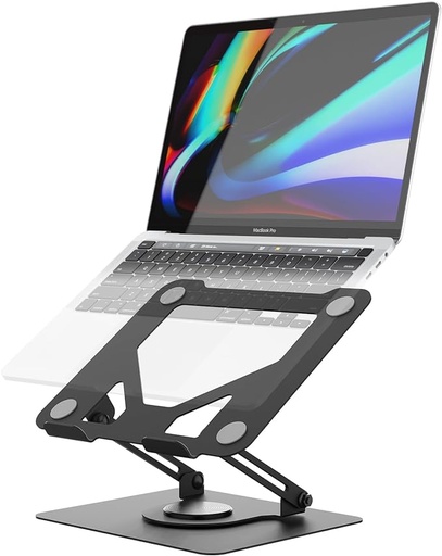 Support PC PORTABLE rotatif et ajustable en hauteur